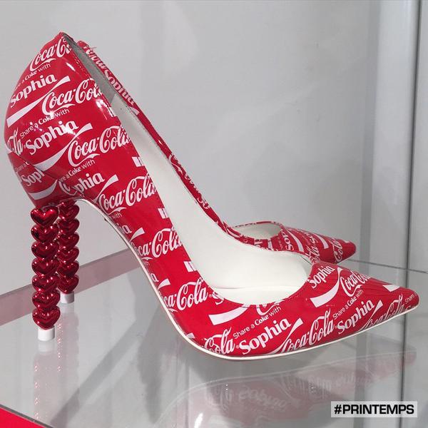 Coca-Cola zapatos de tacón